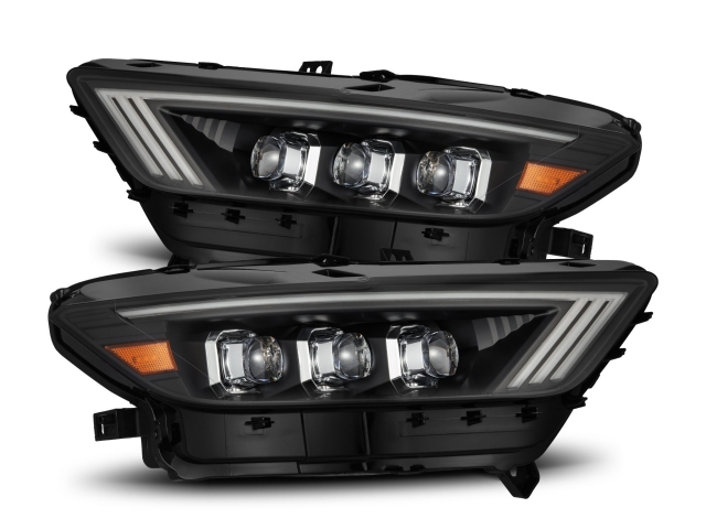 ALPHAREX NOVA-SERIES LED Projector Head Lights, Black (2015-2017 Ford Mustang & 2018-2020 Mustang Shelby GT350 & GT500)