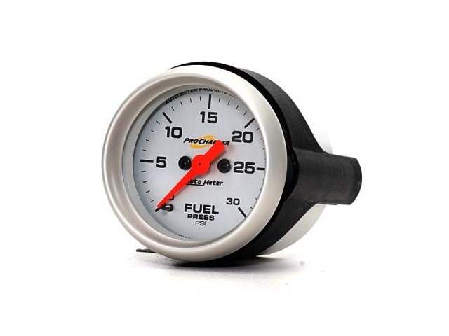ATI ProCharger Electric Fuel Pressure Gauge, 2-1/16", 30 PSI (Silver)