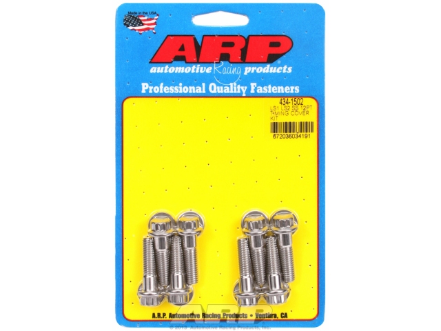 ARP Timing Cover Bolt Kit [STAINLESS | 12-POINT] (GM LS) - Click Image to Close