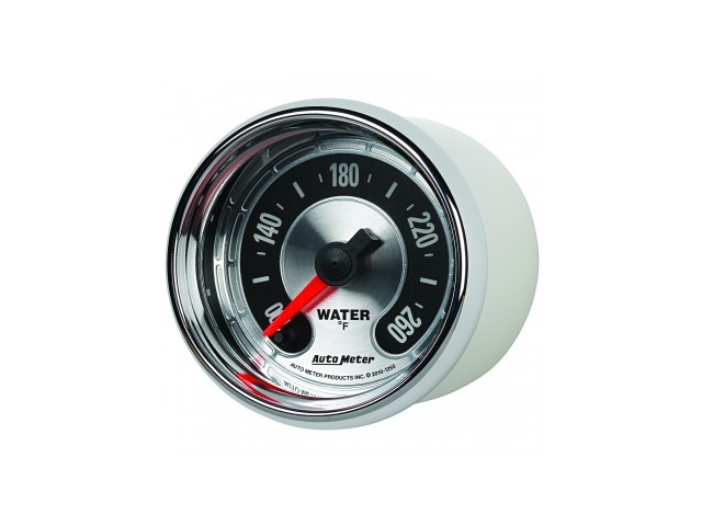 Auto Meter AMERICAN MUSCLE Digital Stepper Motor Gauge, 2-1/16", Water Temperature (100-260 F)
