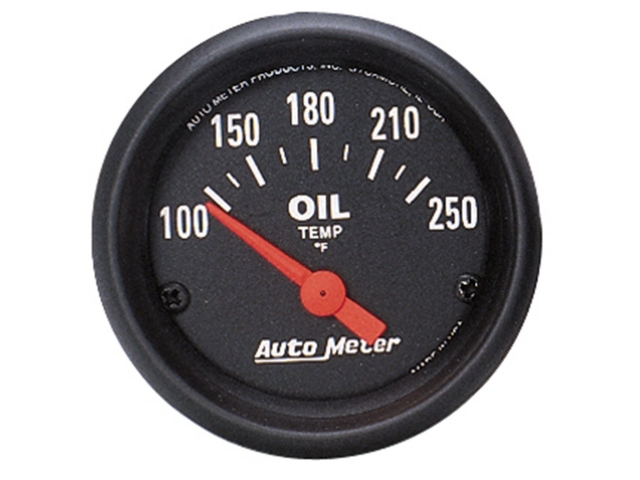 Auto Meter Z SERIES Air-Core Gauge, 2-1/16", Oil Temperature (100-250 F)
