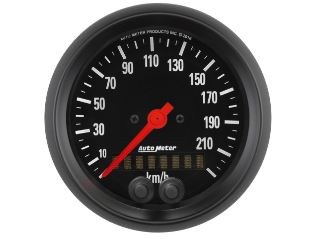 Auto Meter Z SERIES Digital Stepper Motor Gauge, 3-3/8", GPS Speedometer (0-225 Km/H)