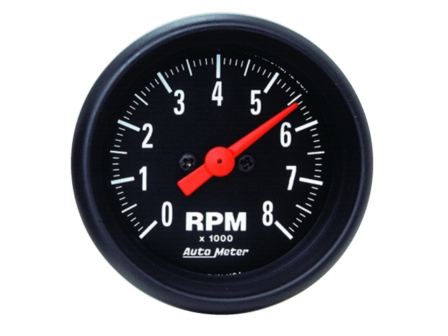Auto Meter Z SERIES Air-Core Gauge, 2-1/16", In-Dash Tachometer (0-8000 RPM)