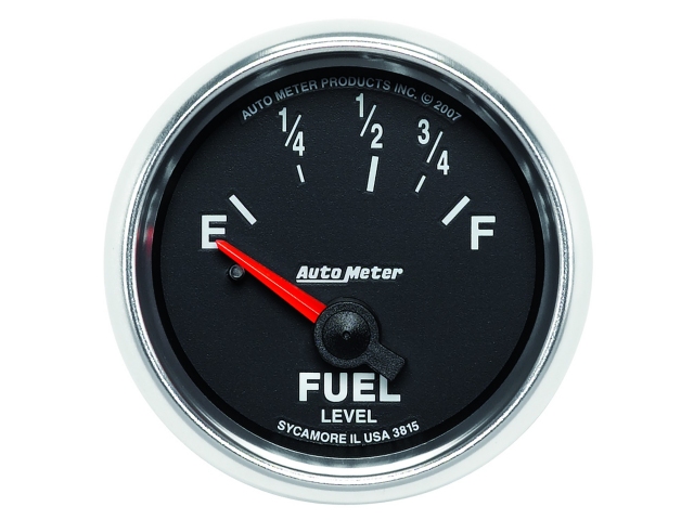 Auto Meter GS Air-Core Gauge, 2-1/16", Fuel Level FORD (73-10 Ohms)