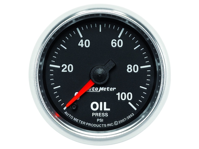 Auto Meter GS Digital Stepper Motor Gauge, 2-1/16", Oil Pressure (0-100 PSI)