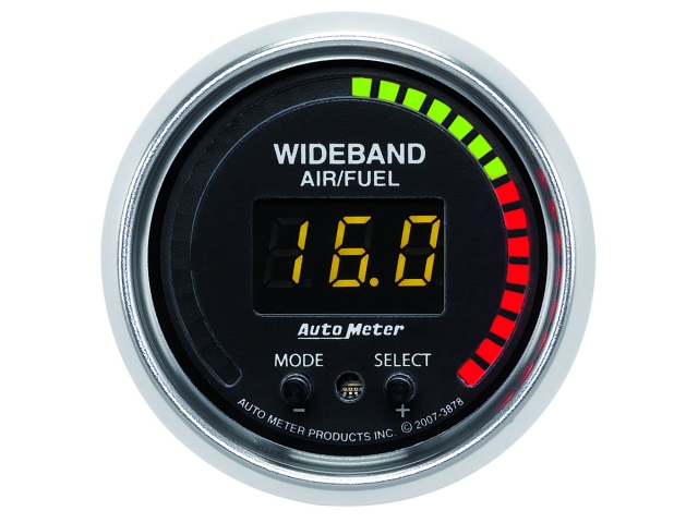 Auto Meter GS Digital, 2-1/16", Wideband Air/Fuel Ratio Wideband (6:1-20:1 AFR)