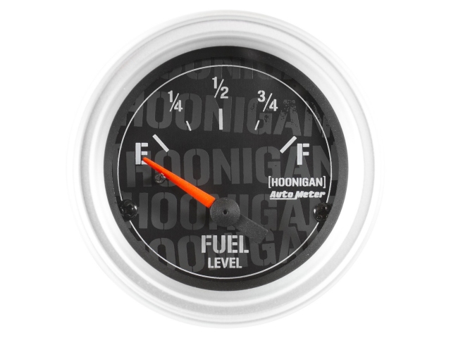 Auto Meter HOONIGAN Air-Core Gauge, 2-1/16", Fuel Level (240-33 Ohms)