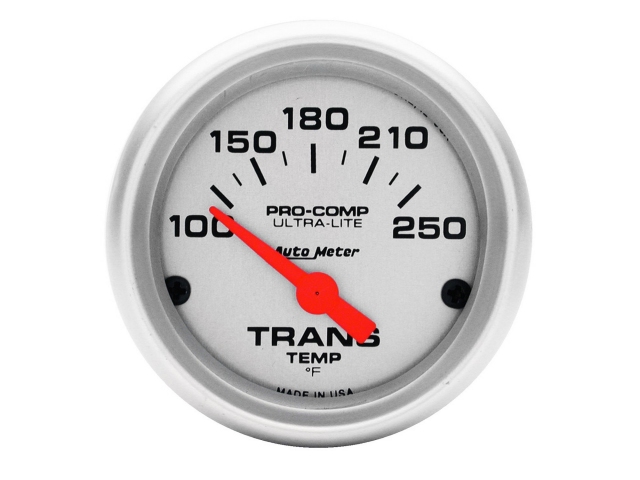 Auto Meter PRO-COMP ULTRA-LITE Air-Core Gauge, 2-1/16", Transmission Temperature (100-250 deg. F)