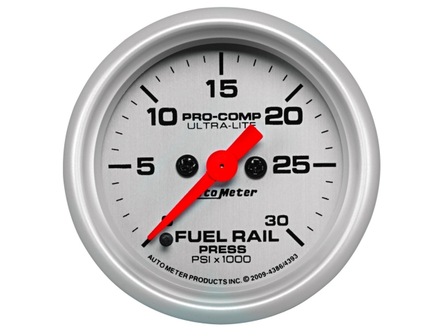 Auto Meter PRO-COMP ULTRA-LITE Digital Stepper Motor Gauge, 2-1/16", Fuel Rail Pressure (0-30000 PSI)