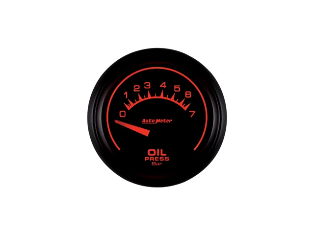 Auto Meter ES Air-Core Gauge, 2-1/16", Oil Pressure (0-7 Bar)