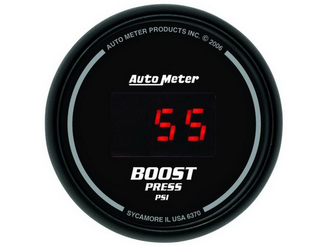 Auto Meter SPORT-COMP DIGITAL, 2-1/16", Boost (0-60 PSI)