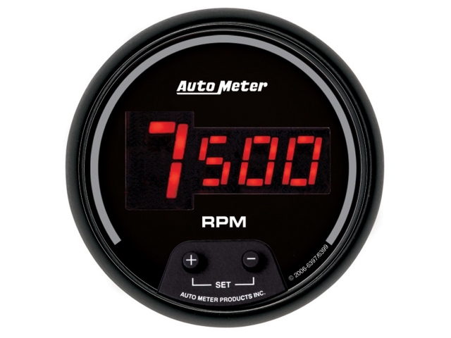 Auto Meter SPORT-COMP DIGITAL Gauge, 3-3/8", In-Dash Tachometer (0-10000 RPM)