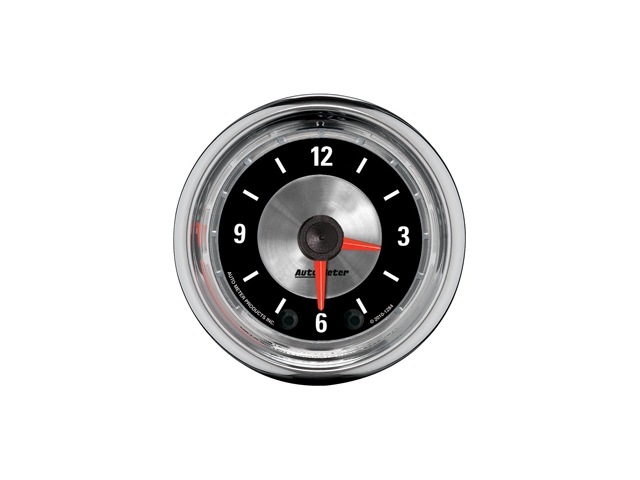 Auto Meter AMERICAN MUSCLE Digital Stepper Motor Gauge, 2-1/16", Clock (12 Hour)