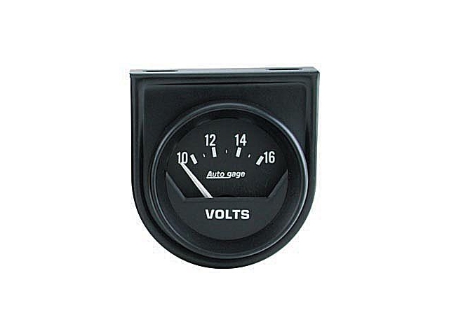Auto Meter Auto gage Air-Core Gauge, 2-1/16", Voltmeter (10-16 Volts)