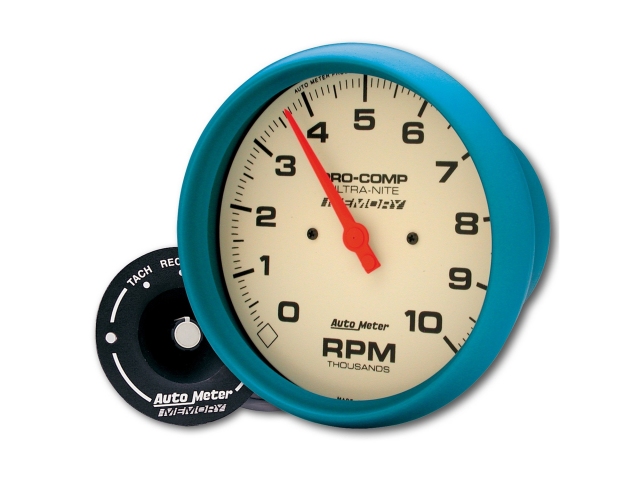 Auto Meter PRO-COMP ULTRA-NITE Air-Core Gauge, 5", In-Dash Tachometer (0-10000 RPM)