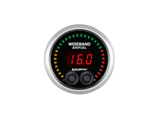 Auto Meter ELITE SERIES Digital, 2-1/16", Wideband Air/Fuel Ratio PRO Wideband A/F Kit (AFR/LAMBDA)