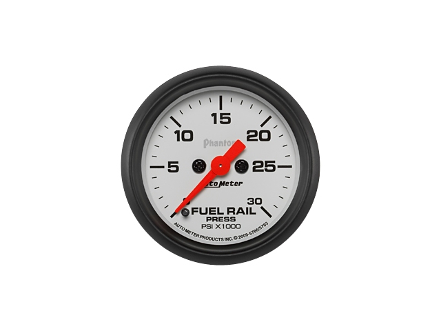 Auto Meter Phantom Digital Stepper Motor Gauge, 2-1/16", Diesel Fuel Rail Pressure (0-30000 PSI)