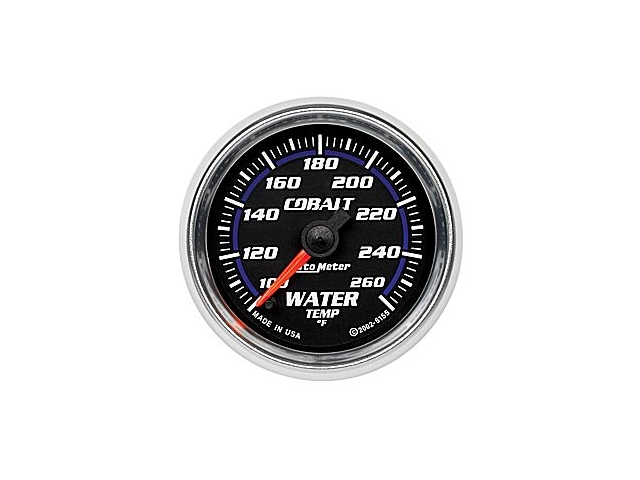 Auto Meter COBALT Digital Stepper Motor Gauge, 2-1/16", Water Temperature (100-260 F)