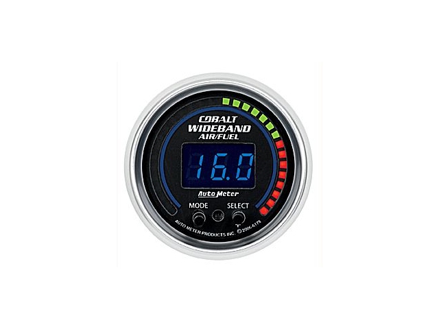 Auto Meter COBALT Digital Gauge, 2-1/16", Wideband Air/Fuel Ratio (6:1-18:1)