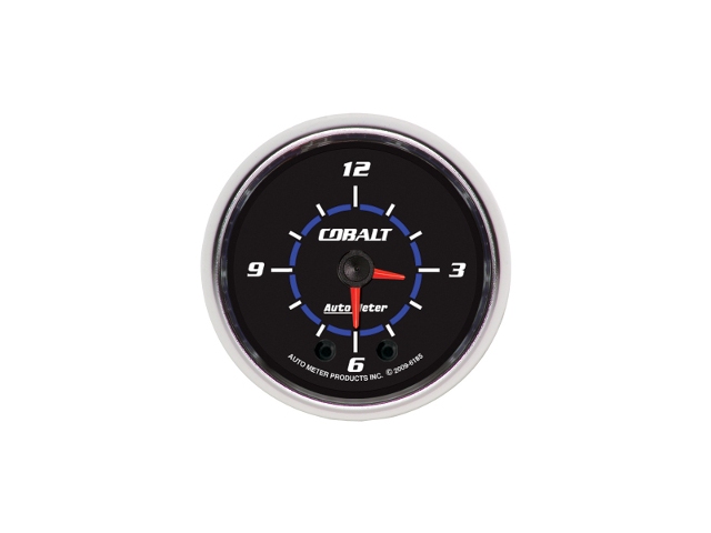 Auto Meter COBALT Digital Stepper Motor Gauge, 2-1/16", Clock (12 Hour) - Click Image to Close