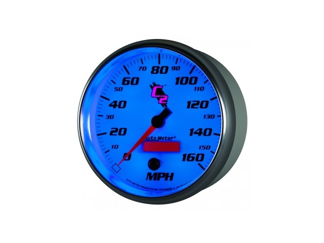 Auto Meter C2 Air-Core Gauge, 5", Electric Speedometer (0-160 MPH)