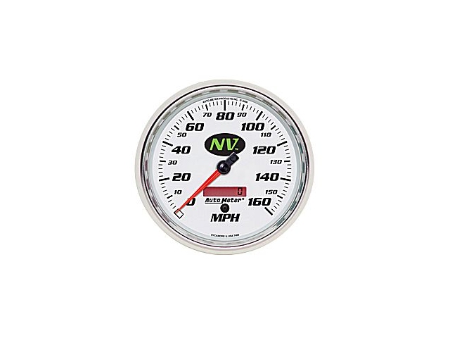 Auto Meter NV In-Dash Tach & Speedo, 5", Speedometer Electric Programmable (160 MPH)