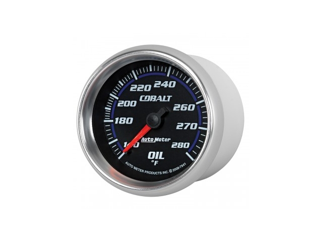 Auto Meter COBALT Mechanical Gauge, 2-5/8", Oil Temperature (140-280 F)