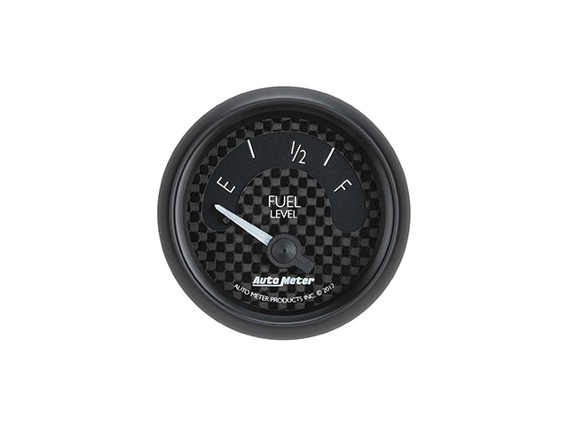 Auto Meter GT Series Air-Core Gauge, 2-1/16", Fuel Level FORD & CHRYSLER (73-10 Ohms)