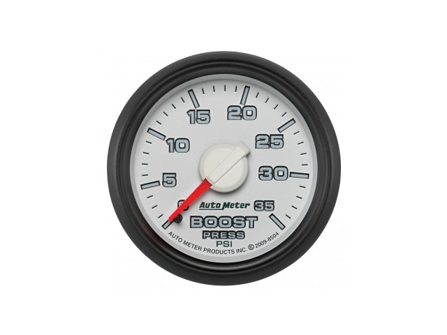 Auto Meter FACTORY MATCH Dodge 3rd GEN Mechanical Gauge, 2-1/16", Boost (0-35 PSI)