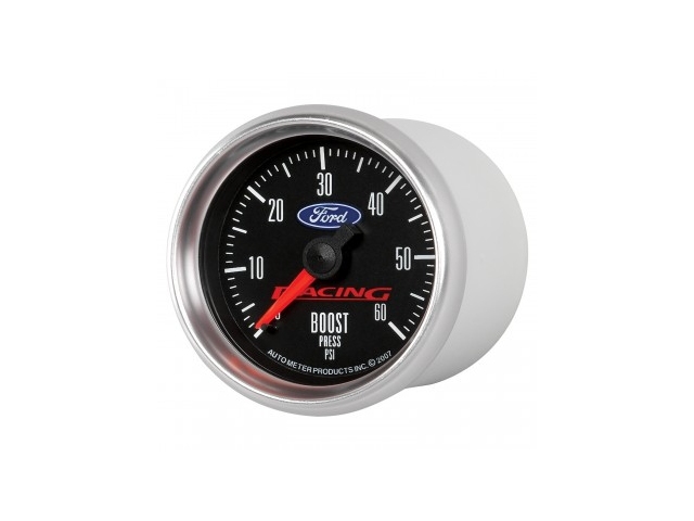 Auto Meter Ford RACING Mechanical Gauge, 2-1/16", Boost (0-60 PSI)