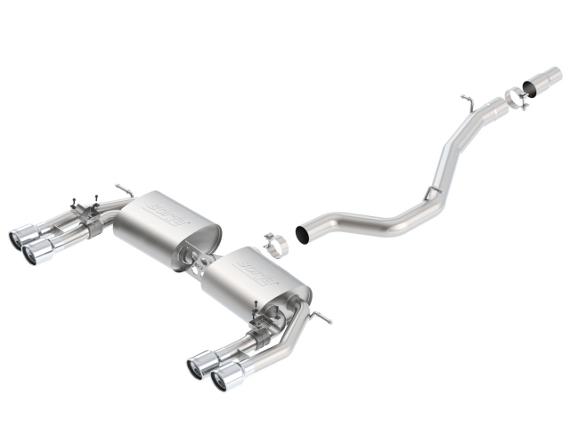 Borla Cat-Back Exhaust "S-Type", 3"/2.25" (2015-2020 Audi S3 2.0L Turbo)