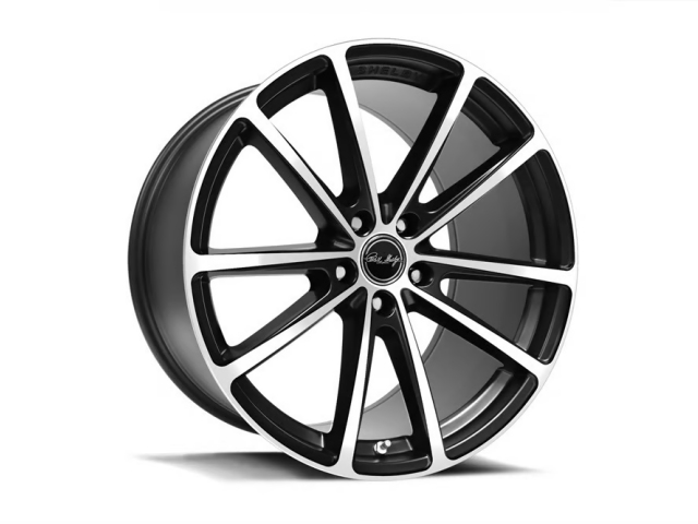 CARROLL SHELBY CS10 Wheel, Front & Rear [20 X 9.5 IN. | 5 x 114.3 | 37MM OFFSET | BLACK MACHINED] (2005-2023 Ford Mustang)