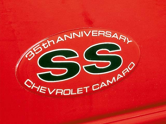 GM 35th Anniversary Camaro SS Emblem (2002 Camaro SS)