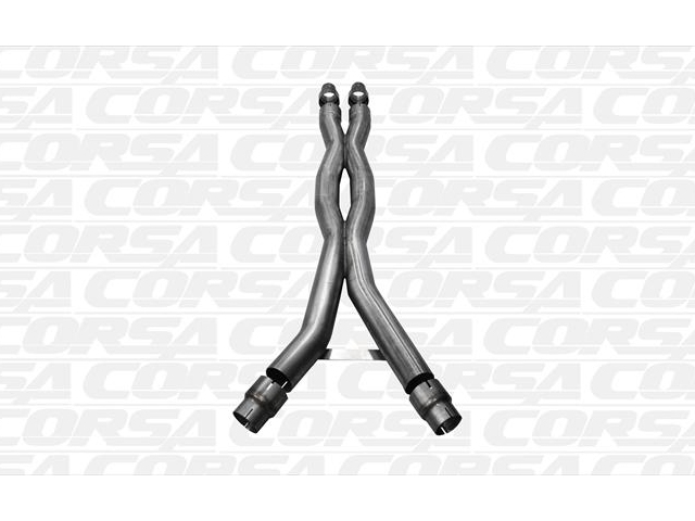 CORSA 3.0" Double X-Pipe (2015-2024 Mustang GT & 2021-2023 Mustang Mach 1)