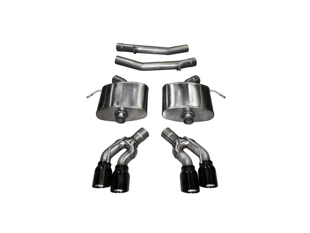 CORSA XTREME 2.75" Dual Rear Exit Axle-Back Exhaust w/ Twin 4.0" Black PVD Tips (2016-2018 Cadillac CTS-V)