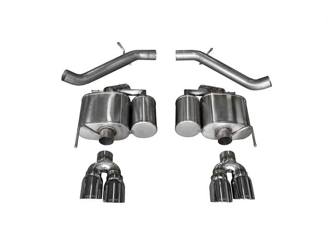 CORSA SPORT 3.0" Dual Rear Exit Axle-Back Exhaust w/ Twin 4.0" Polished Tips (2016-2018 ATS-V)