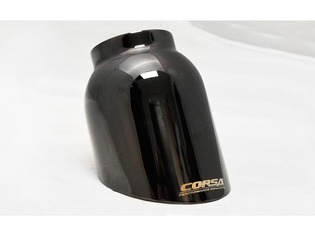 CORSA Single 4.0" Black PVD Tips (2010-2014 Golf GTI)