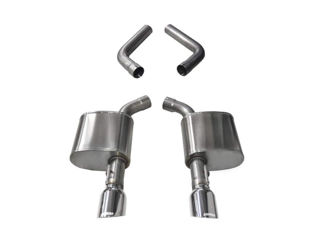 CORSA SPORT 2.5" Dual Rear Exit Cat-Back Exhaust w/ Single 4.5" Polished Tips