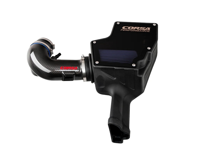 CORSA Closed Box Cold Air Intake w/ MaxFlow 5, Carbon Fiber (2018-2023 Ford Mustang GT)