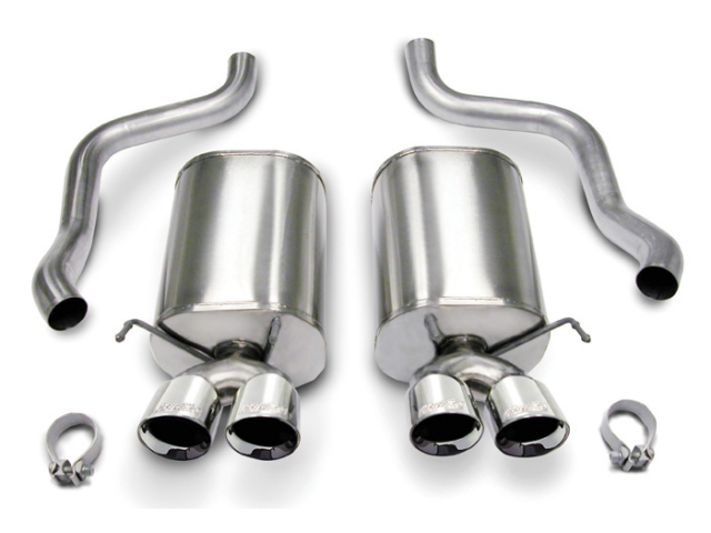 CORSA SPORT 2.5" Dual Rear Exit Axle-Back Exhaust w/ Twin 3.5" Polished Tips (2009-2013 Corvette LS3)