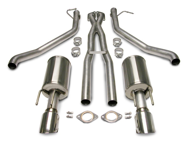 CORSA SPORT 2.5" Dual Rear Exit Cat-Back Exhaust w/ Single 4.0" Polished Tips (2005-2006 GTO)