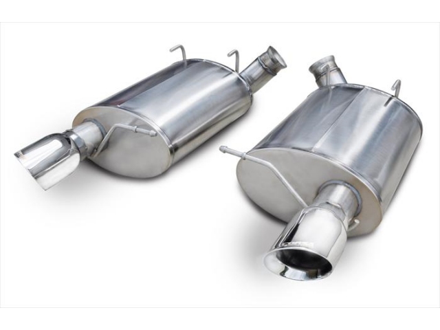 CORSA SPORT 3.0" Dual Rear Exit Axle-Back Exhaust w/ Single 4.0" Polished Tips (2011-2012 Mustang Shelby GT500)