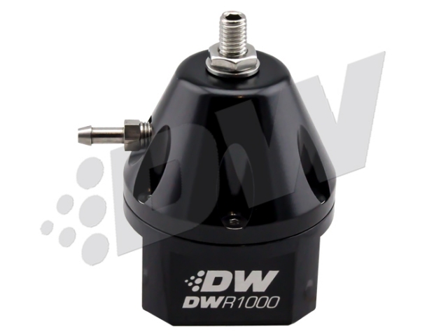DEATSCHWERKS DWR1000 Adjustable Fuel Pressure Regulator, Black