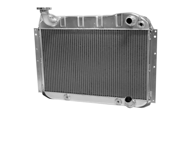 DeWitts LS MODIFIED PRO-SERIES Radiator [2 ROW | 1" TUBES | NATURAL | AUTOMATIC] (1955-1960 Chevrolet Corvette LS)