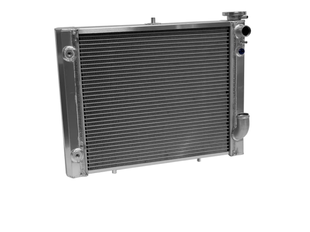 DeWitts LS MODIFIED PRO-SERIES Radiator [2 ROW | 1" TUBES | NATURAL | AUTOMATIC] (1961-1962 Chevrolet Corvette LS)