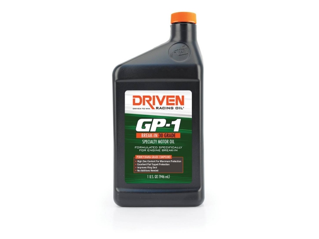 DRIVEN GP-1 BREAK-IN 30 GRADE SPECIALTY MOTOR OIL (1 Quart)