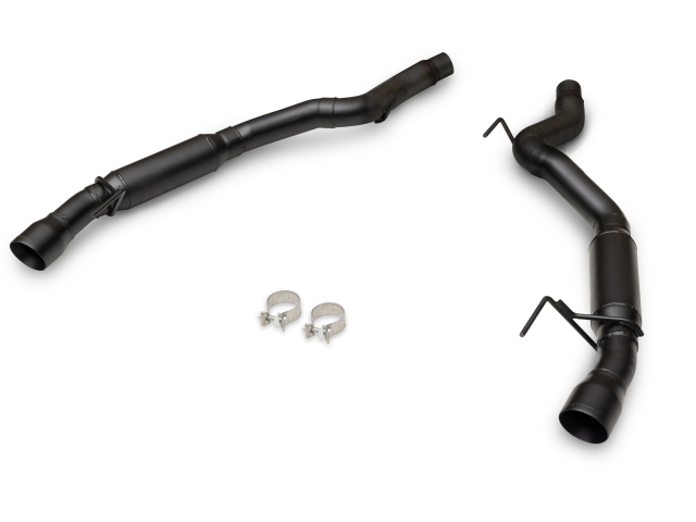 FLOWMASTER OUTLAW Axle-Back Exhaust w/ Dual Black Tips (2024 Ford Mustang GT)