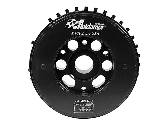 Fluidampr Harmonic Damper [Bore Diameter 1.044" | Engine Balance Internal | Finish Black Zinc | Keyway Alignment Dowel Pin Hole | Length 1.77" | Material Steel | Mounting Hardware Included No | Outside Diameter 6" | Safety Rating SFI 18.1 | Weight/Rotating Weight 7.0/4.6 lbs] (2006-2014 Mazda Miata MX-5)