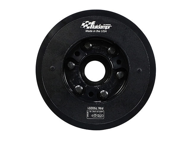 Fluidampr Harmonic Damper [Bore Diameter 1.4153" | Engine Balance Internal | Finish Black Zinc | Length 4.229" | Material Steel | Mounting Hardware Included No | Outside Diameter 7-5/8" | Safety Rating SFI 18.1 | Weight/Rotating Weight 18/12 lbs] (2020-2024 FORD 7.3L GODZILLA)