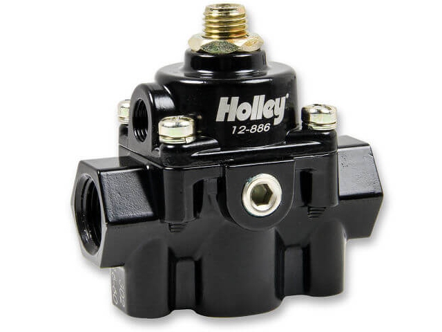 Holley Die Cast By Pass Carbureted Fuel Pressure Regulator